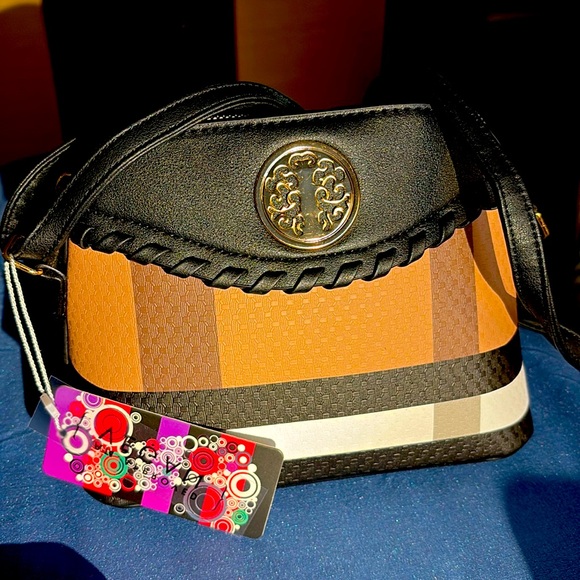Plaid Purse.  Vegan - Picture 1 of 4